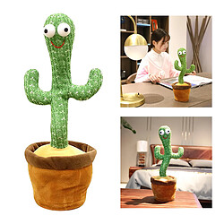 Électronique Danse Cactus En Peluche Jouets Serré Danse Poupée avec le Chant et la Danse Éducation Précoce pour les Enfants, vert Cactus Jouet pour