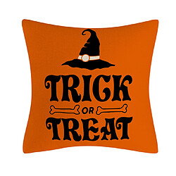 Avis P85 4PCS 45 * 45cm Halloween Modèle drôle de linge Hug taie d'oreiller de vacances à la maison Taie d'oreiller Sofa Coussin Coussin Coussin