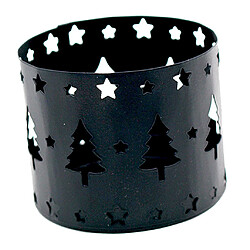 Acheter Bougeoirs De Noël En Fer De Noël Bougeoirs De Noël Décoration Arbre De Noël Noir