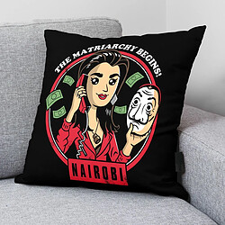 Housse de coussin La casa de papel Chibi Eng A Noir 45 x 45 cm