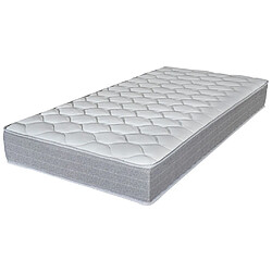 Ebac Matelas et sommier 90x190 Madere - Newkit - Soutien ferme - Sommier démonté - Crème pas cher