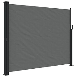 vidaXL Auvent latéral rétractable anthracite 160x600 cm