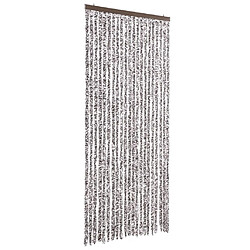 vidaXL Moustiquaire Marron et beige 90x200 cm Chenille