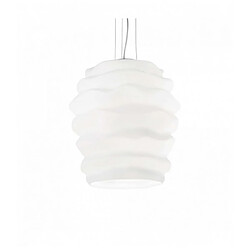 Ideal Lux Suspension Blanche KARMA 1 ampoule Diamètre 30 Cm