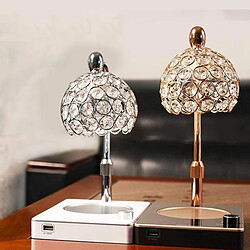 Avis Bougie Chauffe-cire Bruner Mood Lampe Abat-jour En Cristal Lampe De Table Argent