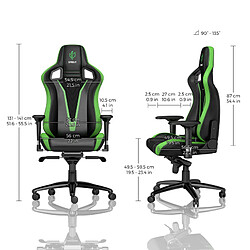 Acheter Noblechairs EPIC - Sprout Edition - Noir/Vert