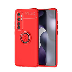 Coque en TPU avec béquille rouge pour votre Xiaomi Mi Note 10 Lite