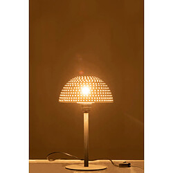 Avis Dansmamaison Lampe Champignon Boules Metal Brillant Blanc/Noir Small