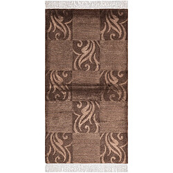 Vidal Tapis de laine 157x84 brun Darya 