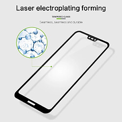 Avis Wewoo Verre trempé noir pour Huawei P20 Lite 9H surface dureté 2.5D bord plein écran film protecteur d'écran