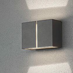 Avis Lumière Applique Murale Extérieure Moderne Up Down Gris Foncé 4x 3W LED, IP54