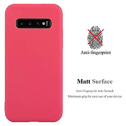 Cadorabo Coque Samsung Galaxy S10 PLUS Etui en Rouge