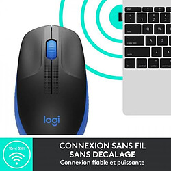 Avis Souris sans fil - Logitech - M190 ergonomique - Bleu