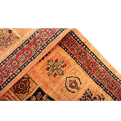 Avis Vidal Tapis de laine 149x108 orange Kashkuli