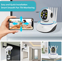 Universal Sécurité WIFI Caméra 1080P HD Home Wireless IP Camera Starlight Night Vision Pan Inclined Baby Surveillance CCTV Surveillance Cam | Caméras de surveillance pas cher