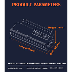 Universal Étanchéité sous vide électrique pour les cuisines domestiques Étanchéité sous vide commerciale pour les aliments(Orange) pas cher