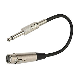 Câble D'instrument XLR 3 Broches à 6,35 Mm Femelle Jack Mono Jack 1,5 M pas cher