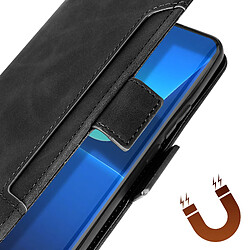 Avizar Étui Folio pour Xiaomi 13 Lite Porte-cartes Amovible Languette magnétique noir pas cher