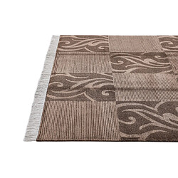 Avis Vidal Tapis de laine 244x175 brun Darya