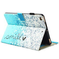 Acheter Wewoo Housse Étui pour iPad 9.7 pouces 2017 / Air / Air 2 Universel Sourire Motif Horizontal Flip En Cuir de protection avec Holder & Card Slots