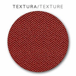 Housse de pouf Eysa JAZ Rouge foncé 100 x 65 x 100 cm