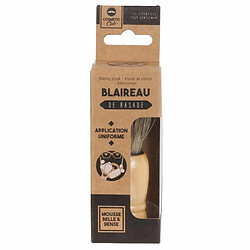 Paris Prix Blaireau de Rasage en Bois Homme 10cm Beige