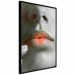 Paris Prix Affiche Murale Encadrée Ombre Lips 20 x 30 cm Noir