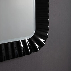 Avis Kiamami Valentina MIROIR AVEC VITRINE NOIRE RÉVERSIBLE 94x68