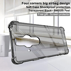 Coque en TPU IMAK airbag aux quatre coins, antichoc transparent noir pour votre Sony Xperia Pro-I