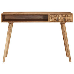 vidaXL Bureau 115x50x76 cm Bois d'acacia massif