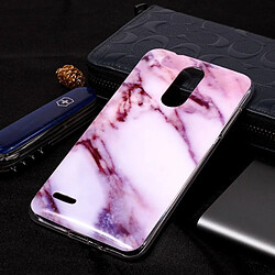 Wewoo Coque en TPU Motif Marbre Pour LG K8 2018 Violet