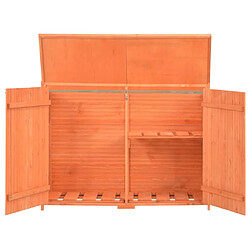 vidaXL Abri de stockage de jardin 128x42x91 cm Bois