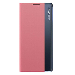 Coque en TPU + PU antichoc, auto-absorbé rose pour votre Samsung Galaxy S22