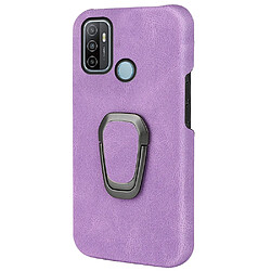 Coque en TPU + PU anti-chocs avec béquille, violet pour votre Oppo A53(2020)/A32 (2020)