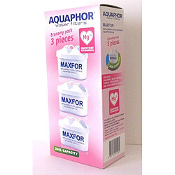 AQUAPHOR Maxor (B25) MG Pack 3 Cartouche filtrante Blanc 200 l