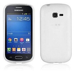 Cadorabo Coque Samsung Galaxy TREND LITE Etui en Blanc