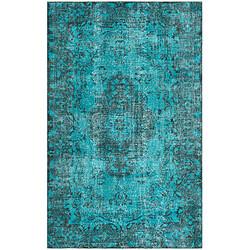 Vidal Tapis de laine 272x168 Bleu Ultra Vintage