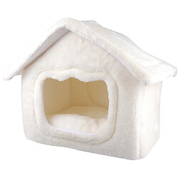 Les Animaux De La Fee Maison Petit Chien & Chat Sweet love Blanc