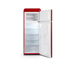 Avis Réfrigérateur combiné 55cm 211l rouge - scdd208vr - SCHNEIDER