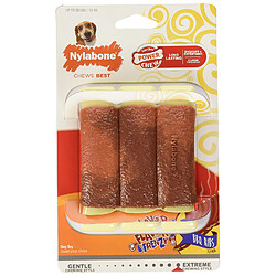 nylabone Produit à Mâcher Arôme Côte de Porc pour Les Chiens de Taille Moyenne Jusqu'à 16 kg