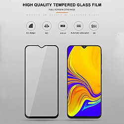 Wewoo Film en verre trempé mocolo 0.33mm 9H 2.5D soie pleine colle pour Galaxy A50, aide au déblocage des empreintes digitales (noir)