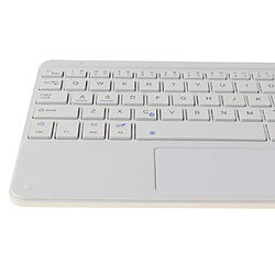 Acheter mince clavier bluetooth sans fil avec pavé tactile souris 9inch blanc