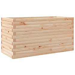 vidaXL Jardinière 90x40x45,5 cm bois de pin massif