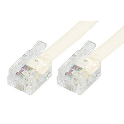 Abi Diffusion Cordon RJ11 4 conducteurs - 7.00M