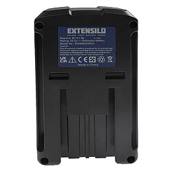 Vhbw EXTENSILO Batterie remplacement pour Kärcher 6.654-183.0, 6.654-255.0, 6.654-284.0, 66541830, 66542840 pour aspirateur (7500mAh, 25,2V, Li-ion)