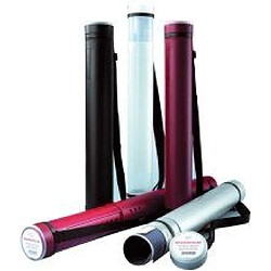 Rumold Postal Tubes ZR6611 / 600 -1000 mm / 80 mm diamètre / Polyethylene / Noir