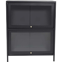 Acheter Venture Home Commode 2 portes en acier Bakal noir.