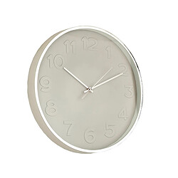 Horloge Murale Romimex Blanc Doré PVC 40 x 40 x 3 cm