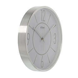 Horloge Murale Alexandra House Living Gris Argenté Aluminium 30 x 4 x 30 cm