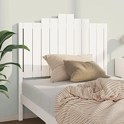 Avis Maison Chic Tête de lit moderne pour chambre - Décoration de lit Blanc 106x4x110 cm Bois massif de pin -MN87617